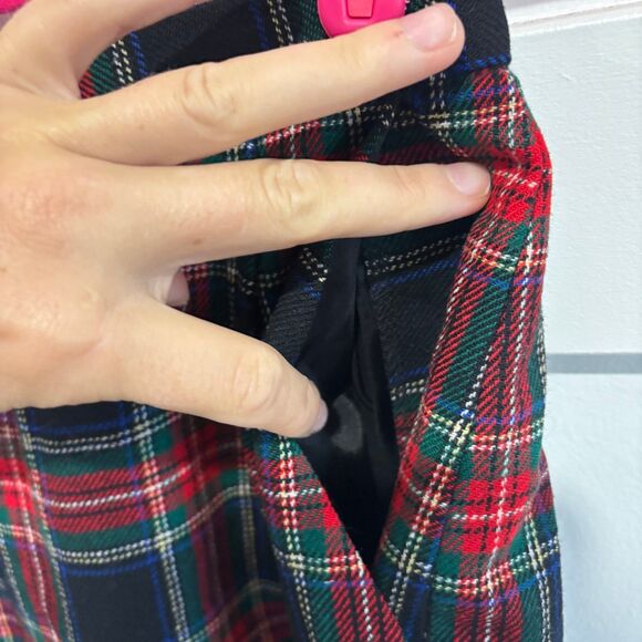 Vintage Pendleton Wool Authentic Black Stewart Tartan Skirt - Picture 3 of 11
